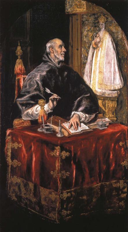 El Greco St Jerom as Cardinal oil painting image